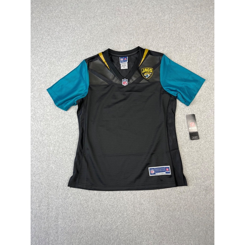 Jacksonville Jaguars Football Jersey Womens S Black Teal NFL Pro Line Blank